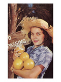 Country Girl with Grapefruit