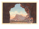 Mt Wilbur from Ptarmigan Tunnel  Glacier Park  Montana