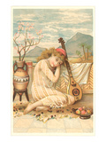 Lady Mandolin Player in Fez
