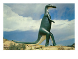 Duck-Billed Dinosaur  Retro