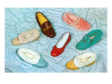 Assortment of Slippers  Retro