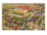 Aerial View of Creighton University  Omaha  Nebraska