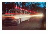 Ambulance with Light Effects  Retro