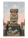 Chalchiutlicue Statue  National Museum  Mexico City