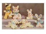 Stuffed Rabbit and Lamb Toys
