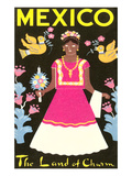 Mexico  The Land of Charm  Lady in Native Dress