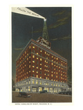 Hotel Carolina by Night  Raleigh  North Carolina