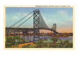 Ambassador Bridge  Detroit  Michigan