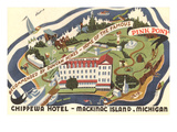 Chippewa Hotel  Mackinac Island  Michigan