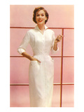 Nurse with Pencil in Uniform