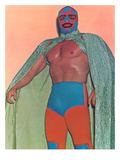 Mexican Wrestler with Thunderbird Motif