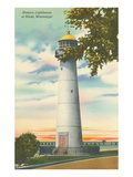 Historic Lighthouse  Biloxi  Mississippi