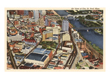 Aerial View  St Paul  Minnesota