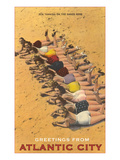Greetings from Atlantic City  New Jersey  Bathing Beauties