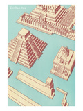 Schematic Drawing of Chichen Itza