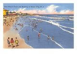 Beach Scene  Ocean City  New Jersey