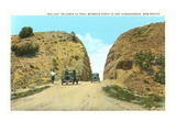 La Bajada Hill near Santa Fe  New Mexico