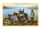 Apache Family on San Carlos Reservation