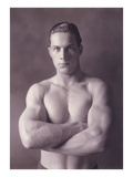 Muscle Man with Arms Crossed