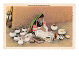 Pueblo Indian Painting Pottery