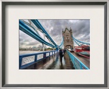 Crossing Tower Bridge in the Rain