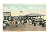 Boardwalk and Esplanade  Asbury Park  New Jersey