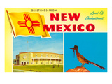 Greetings from New Mexico  Roadrunner and Roundhouse