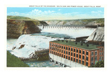 Great Falls  Volta Dam  Montana