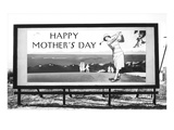 Billboard  Happy Mothers Day  Lady Golfer