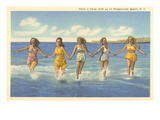 Bathing Beauties  Wrightsville Beach  North Carolina