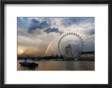 Rainbow over the London Eye
