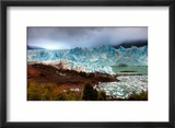 Approaching the Glacier after a Stormy Sunrise