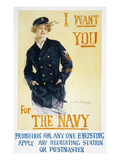 World War I: Navy Poster