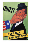 Wwii: Careless Talk Poster