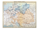 Austrian Empire Map  1795