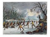 Native Americans: Ball Play  1855