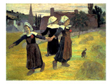 Gauguin: Breton Girls  1888