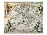 W Hemisphere Map  1596