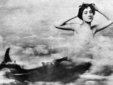 Nude As Mermaid  1890S