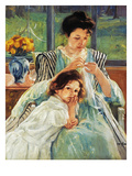 Cassatt: Mother Sewing