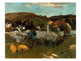 Gauguin: Swineherd  1888