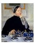 Cassatt: Lady At Tea  1885