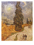 Van Gogh: Cypresses  1889