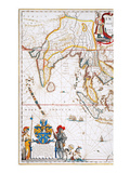 South Asia Map  1662