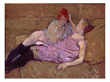 Toulouse-Lautrec: The Sofa Oil On Cardboard  1894-96