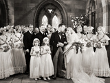 Silent Film Still: Wedding