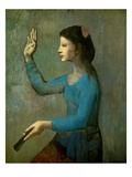 Picasso: Lady W/ Fan  1905