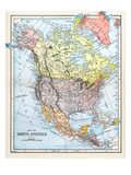 Map: North America  1890
