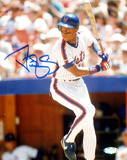 Darryl Strawberry NY Mets Pinstripe Jersey Batting Vertical (MLB Auth)