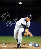 Tyler Clippard Yankees Pitching Vertical Front View (MLB Auth)